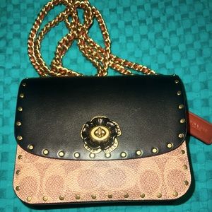 NWOT-COACH Madison Leather Crossbody Bag